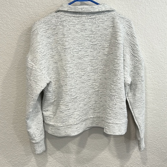 RBX Grey Cowl Neck Zip up Activewear Sweater Women’s Size Medium - Picture 3 of 4